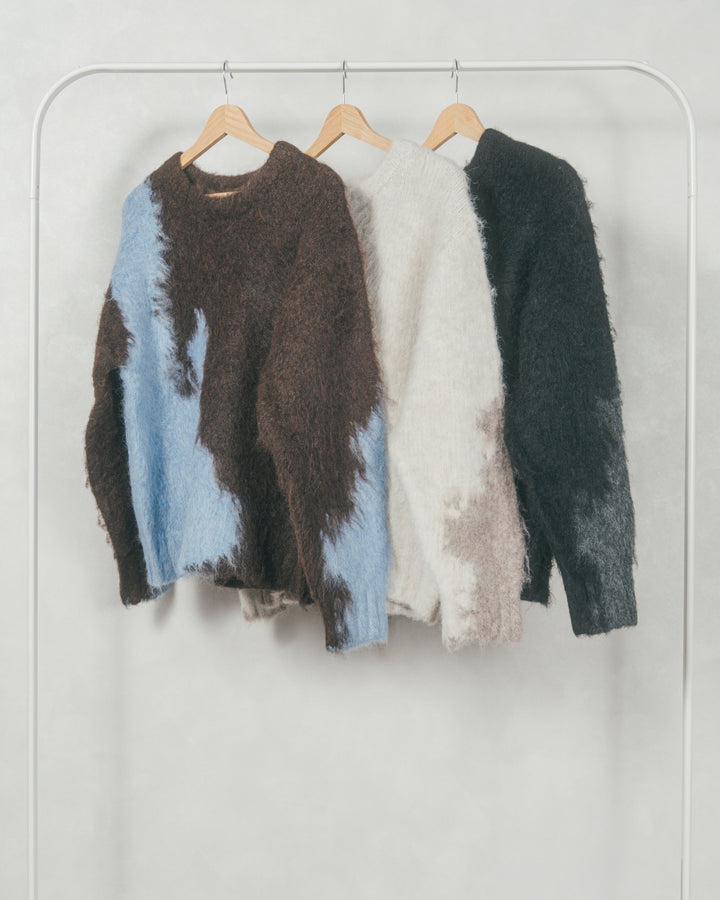 ニュアンスグラデーションShaggyニット (BEIGE)