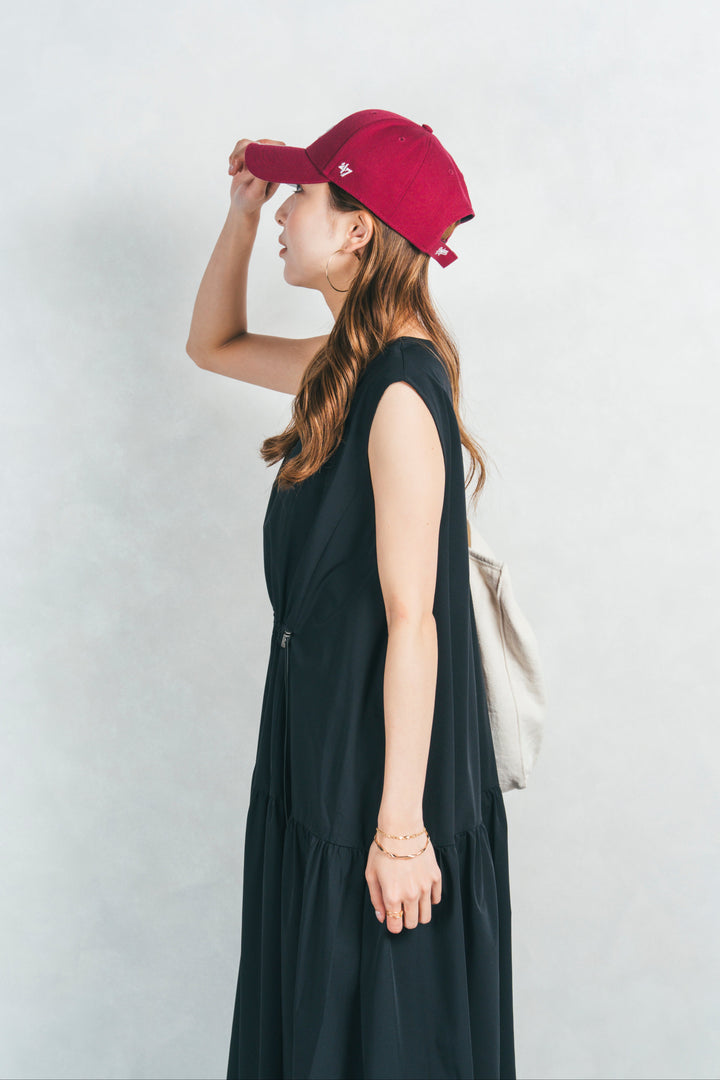 サンディービーチボリュームワンピ (BLACK)