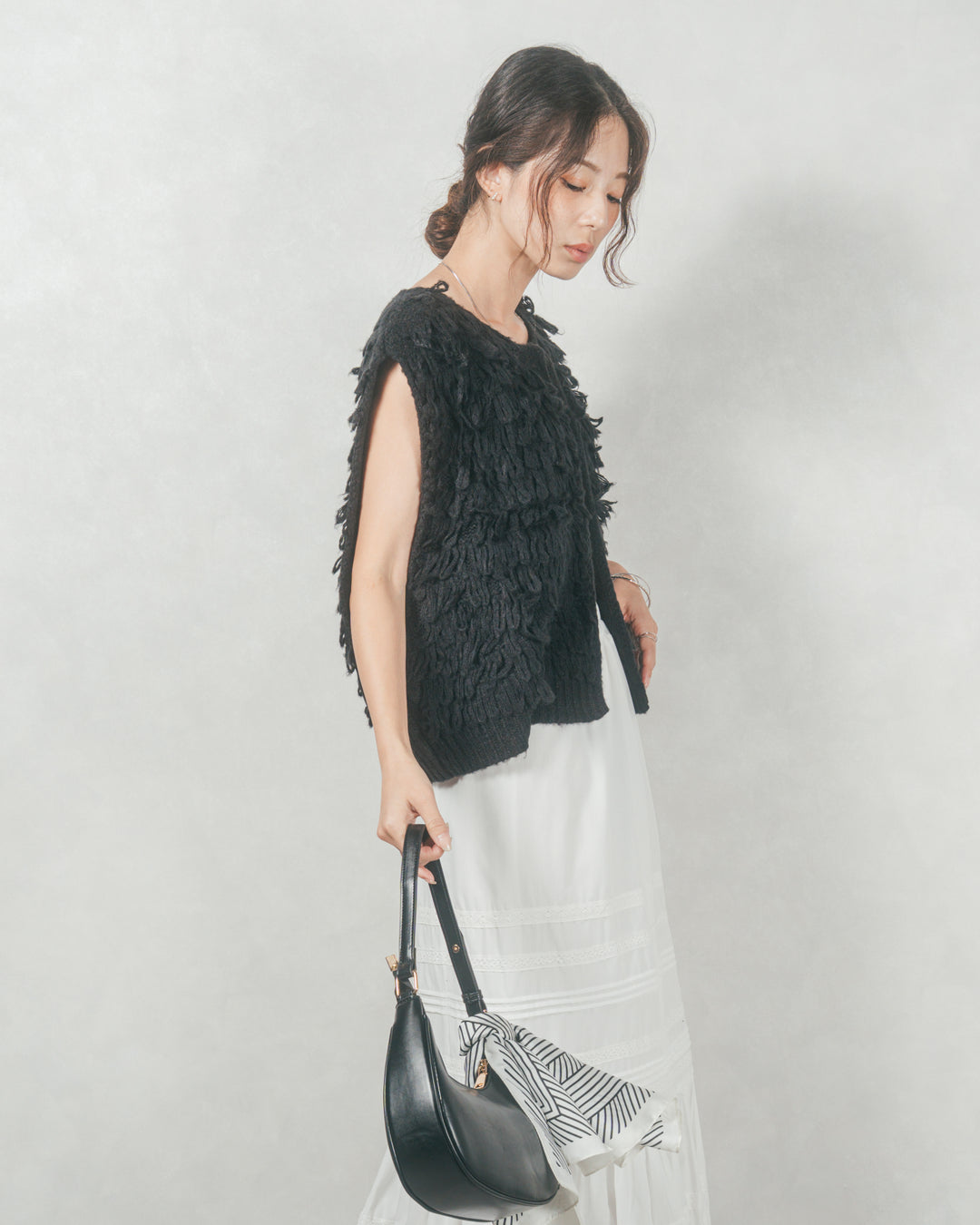 T/C ティアードスカート (WHITE)