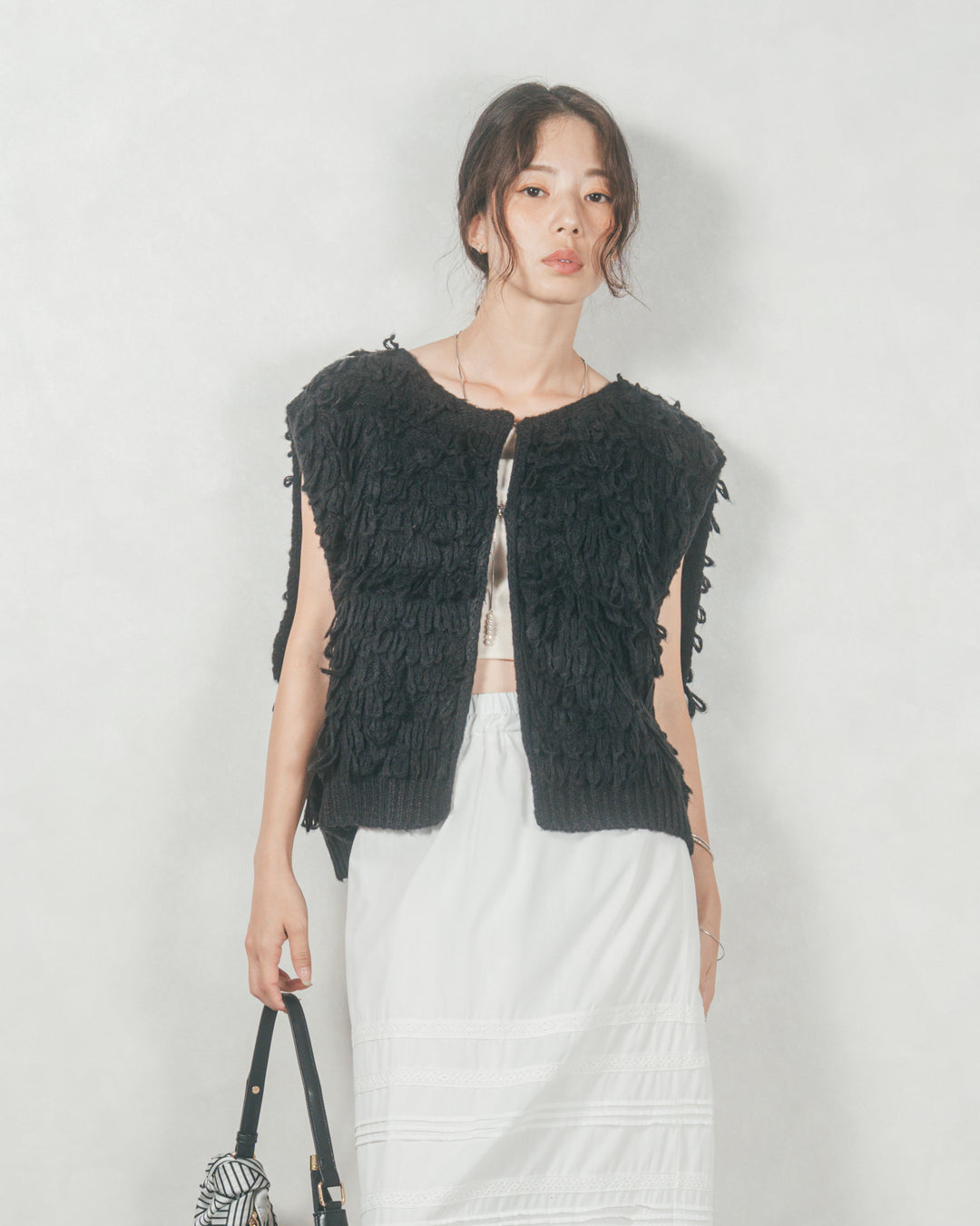 T/C ティアードスカート (WHITE)