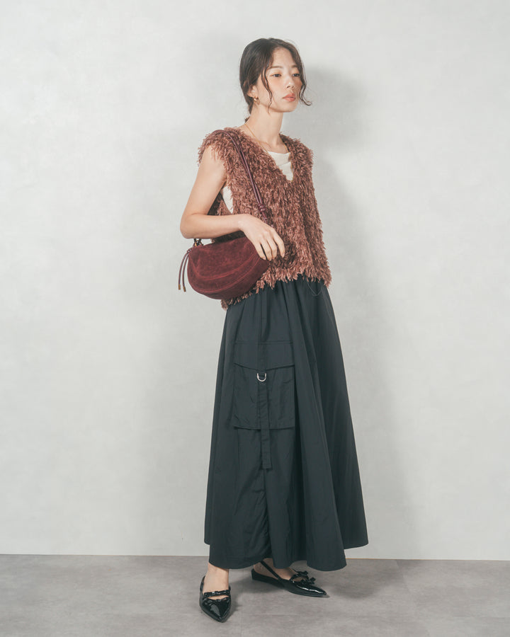 2-Way フリンジベスト (BROWN)