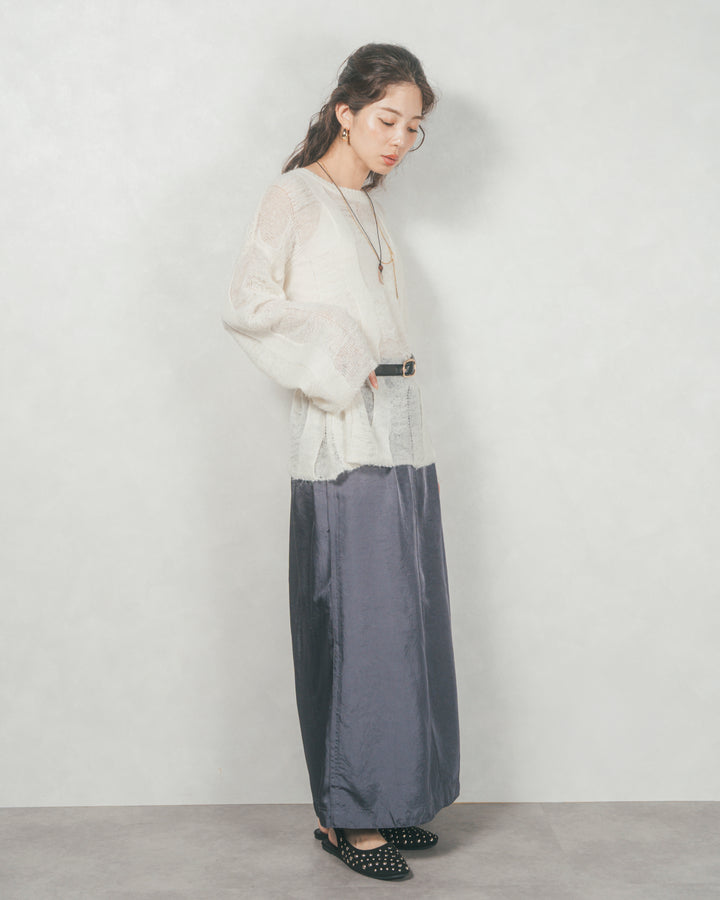 コージーオーバーサイズニット(IVORY)