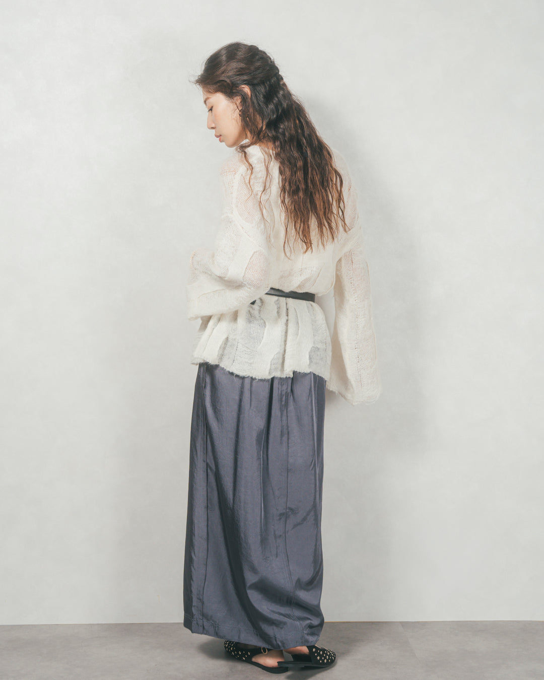 コージーオーバーサイズニット(IVORY)