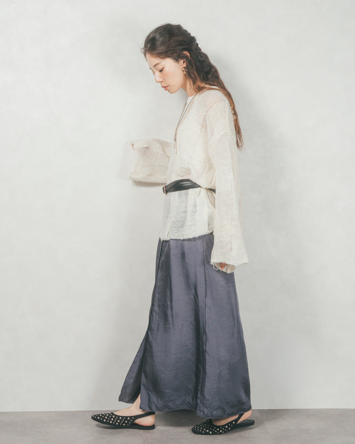 コージーオーバーサイズニット(IVORY)