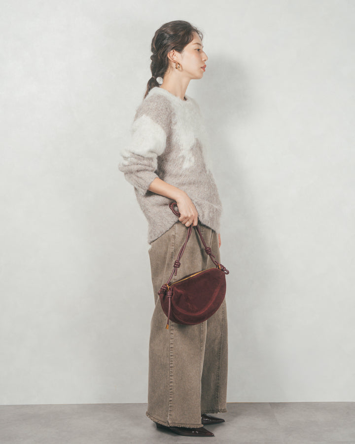 ニュアンスグラデーションShaggyニット (BEIGE)