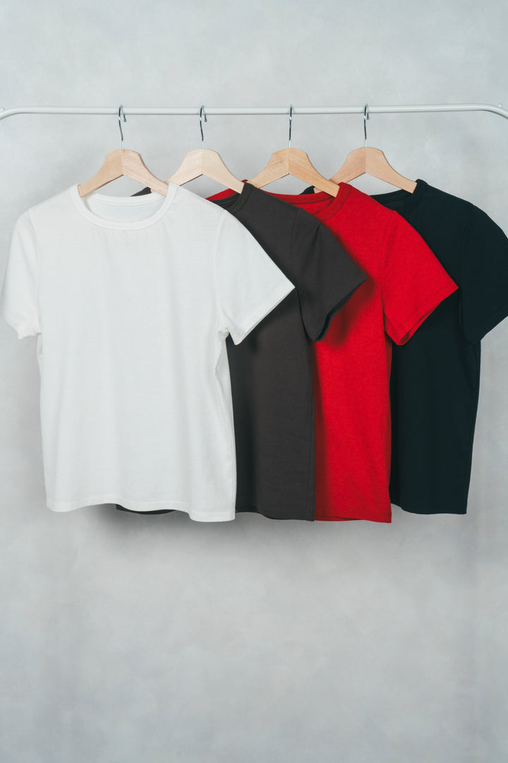 ［SET］USAコットンベーシックT+USAコットンベーシックT（2枚SET）