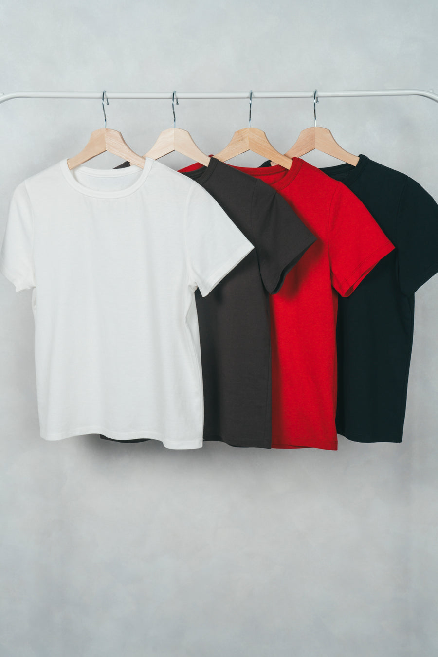 ［SET］USAコットンベーシックT+USAコットンベーシックT（2枚SET）