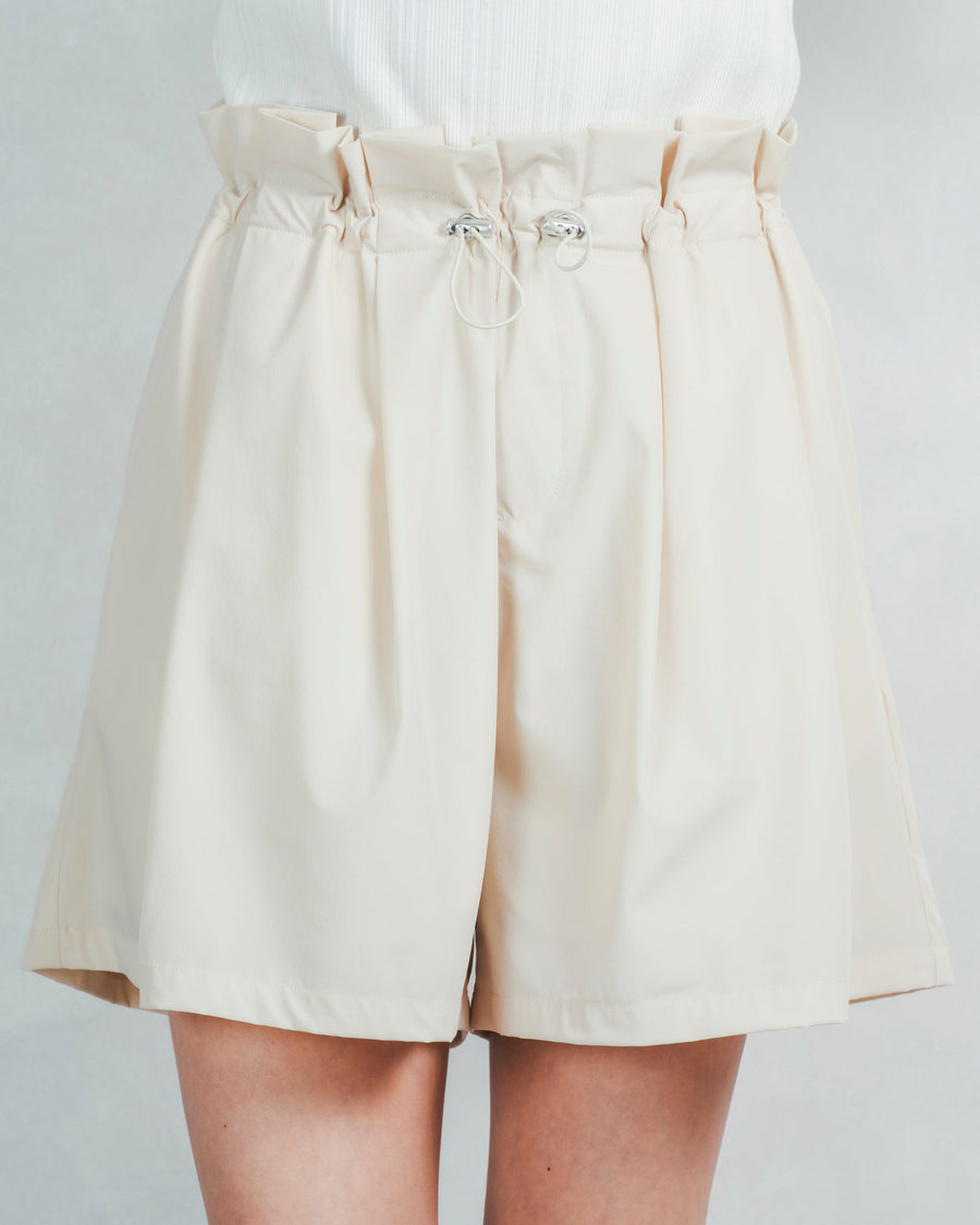 ［SET］ビーチサイドバックデザインキャミ＋ウエストギャザーショートパンツ（2SET）