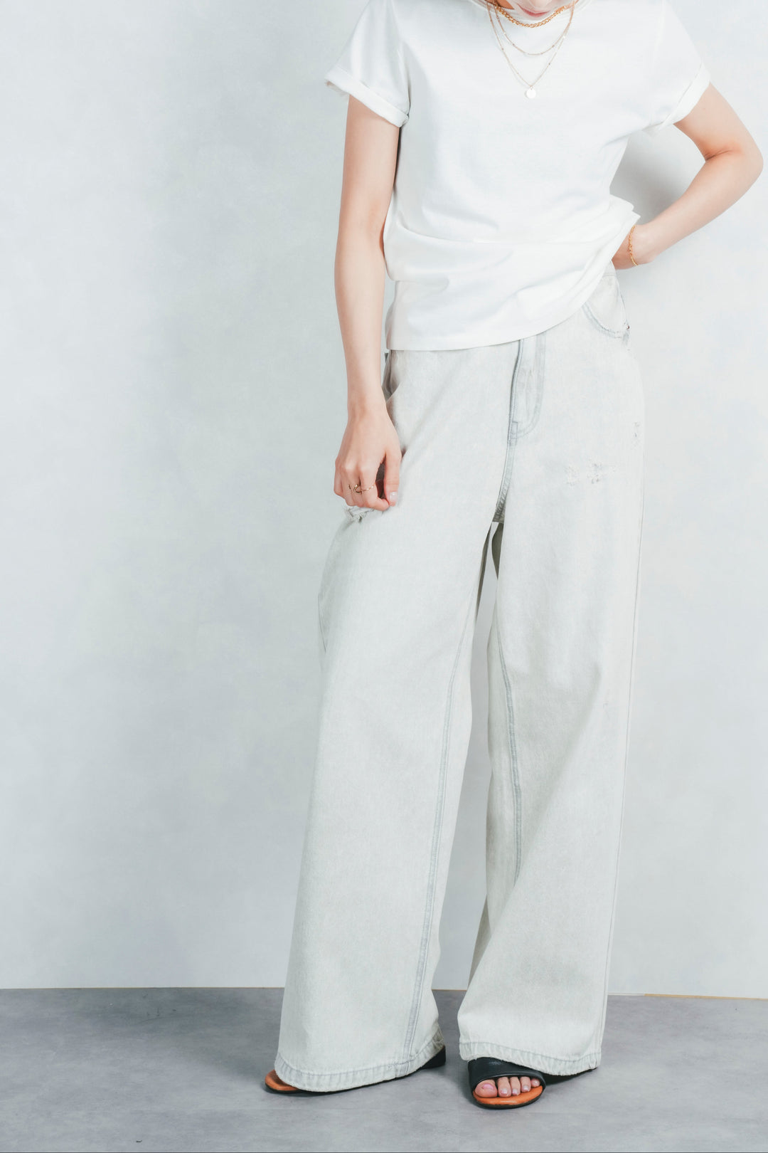 ［SET］USAコットンベーシックT+USAコットンベーシックT（2枚SET）