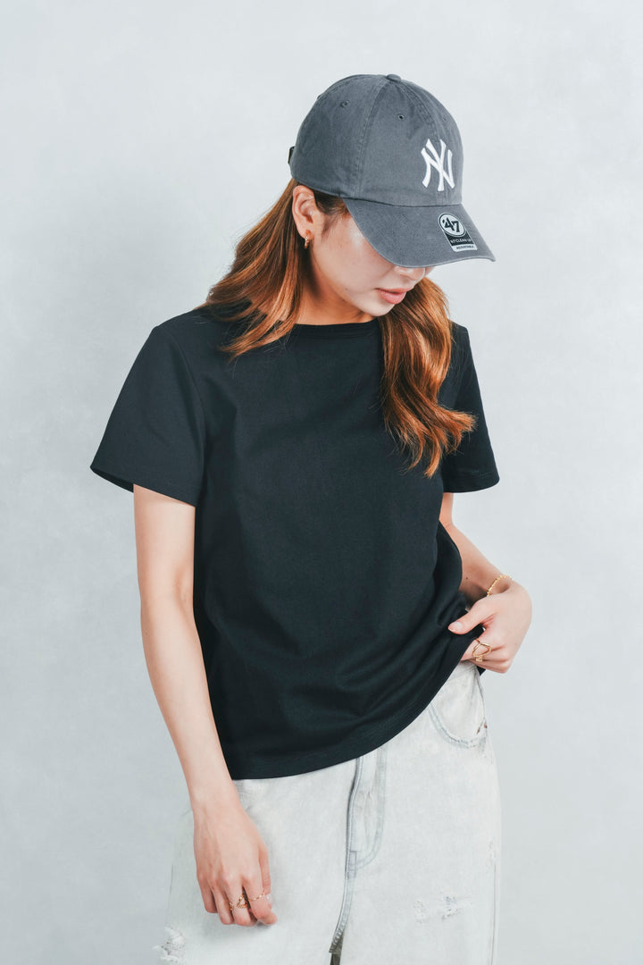 USAコットンベーシックT (BLACK)