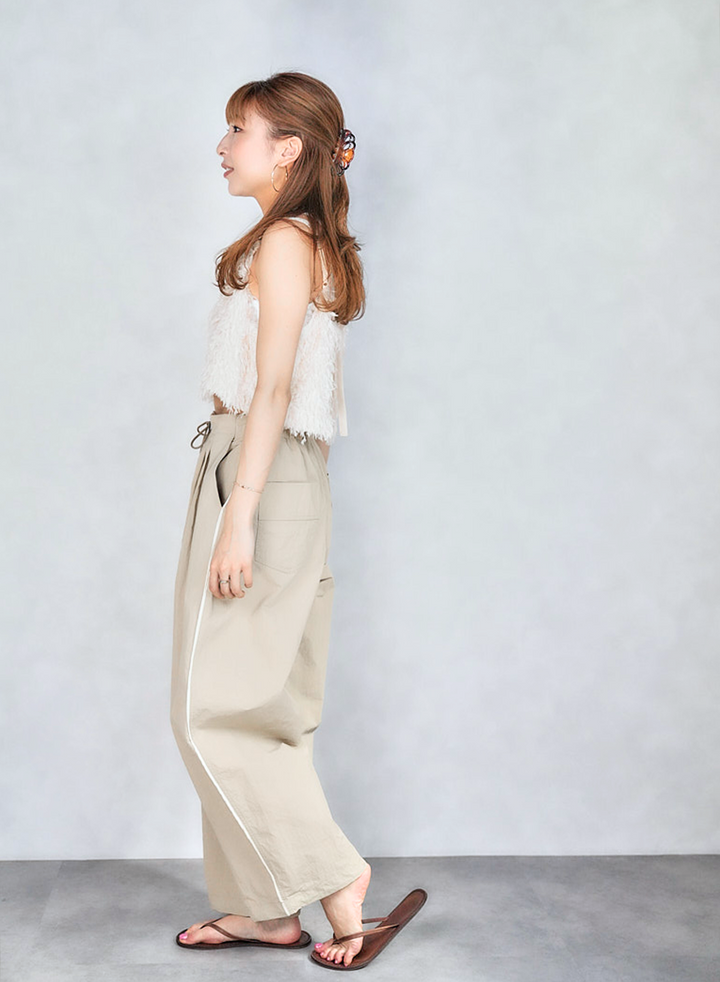 グログランタックパンツ（BEIGE）