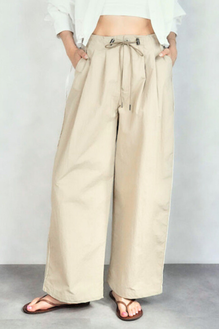 グログランタックパンツ（BEIGE）