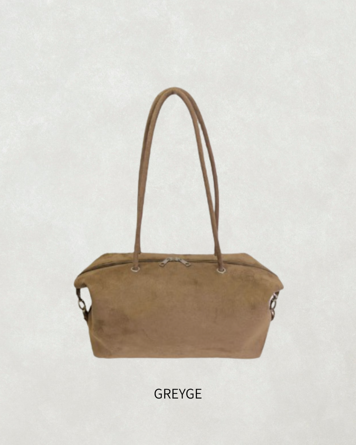 2-Way スウェードトートバッグ（GREIGE）