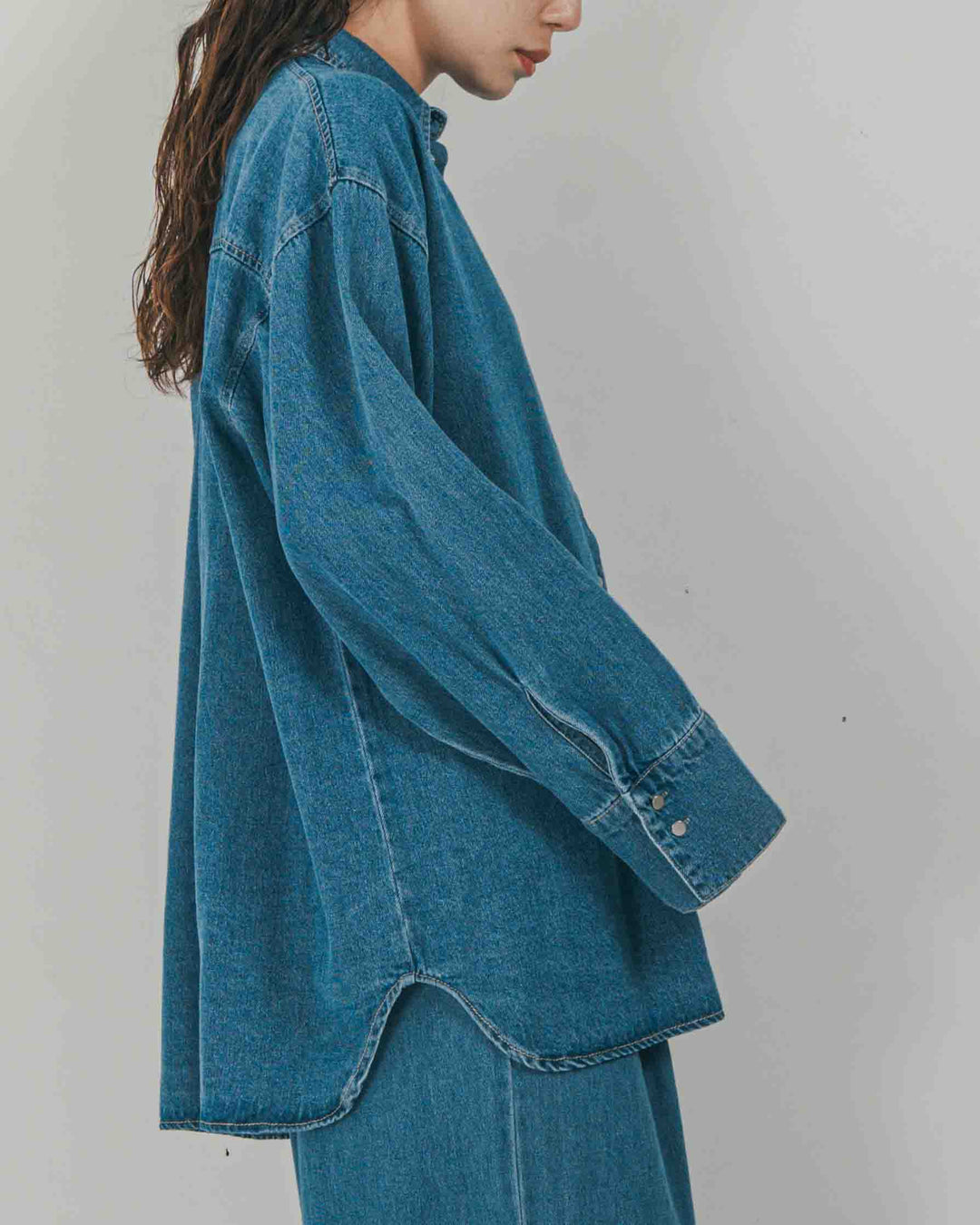 Airy Denim オーバーシャツ