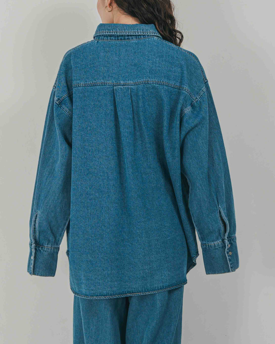 Airy Denim オーバーシャツ