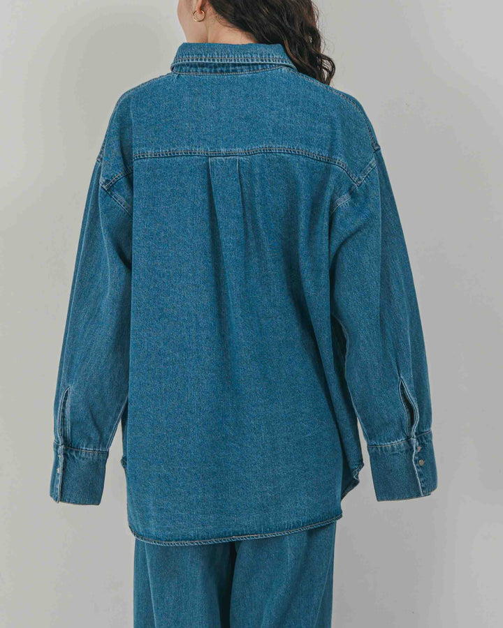 Airy Denim オーバーシャツ