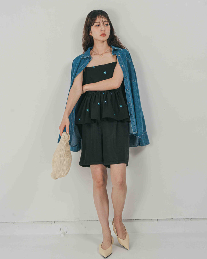 Airy Denim オーバーシャツ