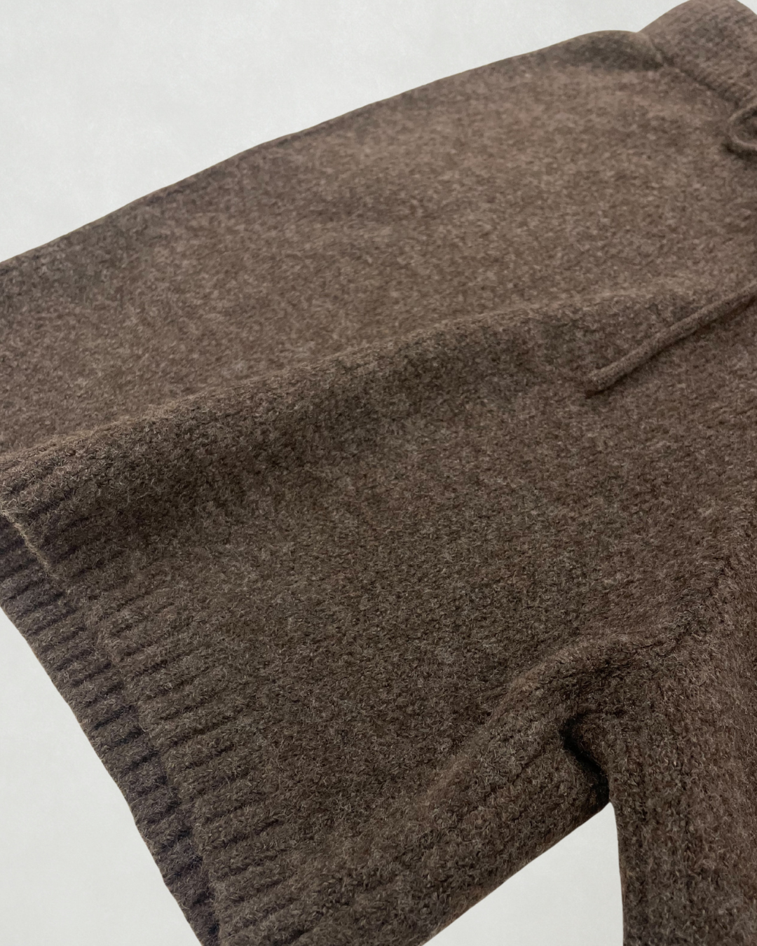 ［SET］Cloudyメランジ襟付きカーディガン+Cloudyメランジクロップドベスト+Cloudyメランジハーフパンツ（3SET）