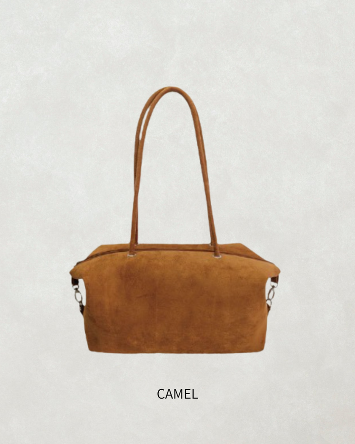 2-Way スウェードトートバッグ（CAMEL）