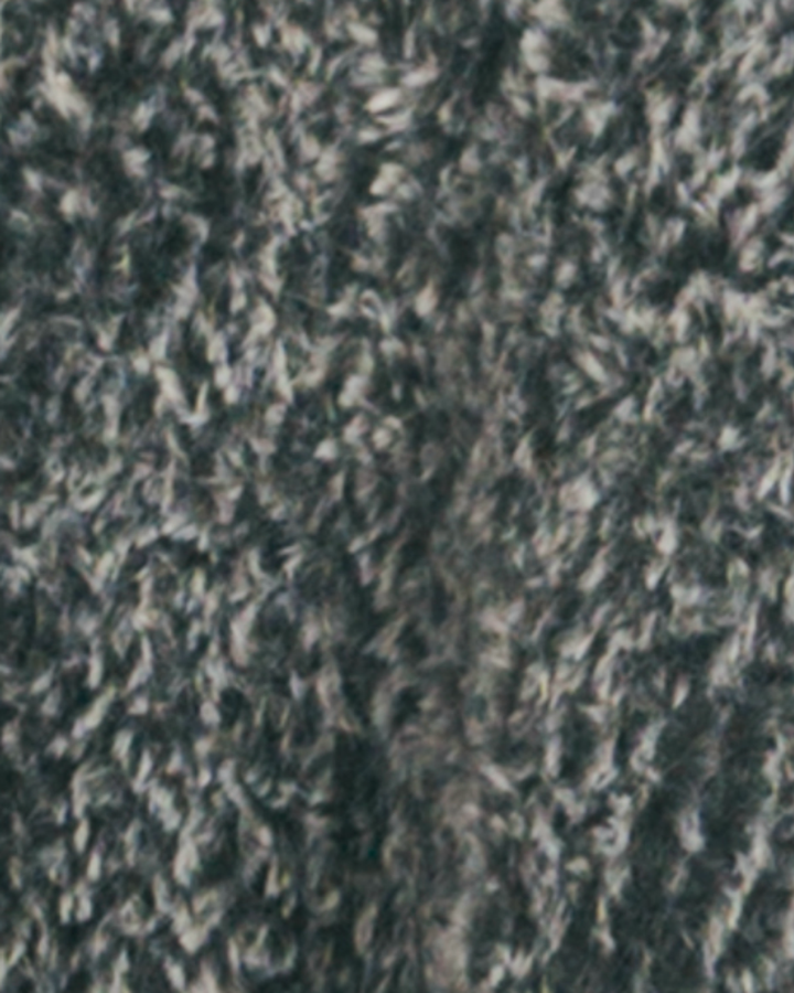 ［SET］ファーニットLuxeカーデコート+センターシーム リラックスワイドデニム（2SET）