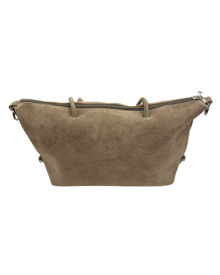 2-Way スウェードトートバッグ（GREIGE）