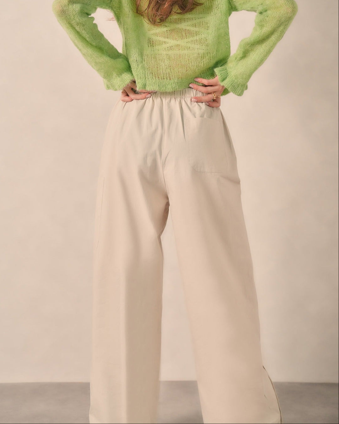 【新品 / キャリー品】2-Way ドロストカーゴパンツ（IVORY）