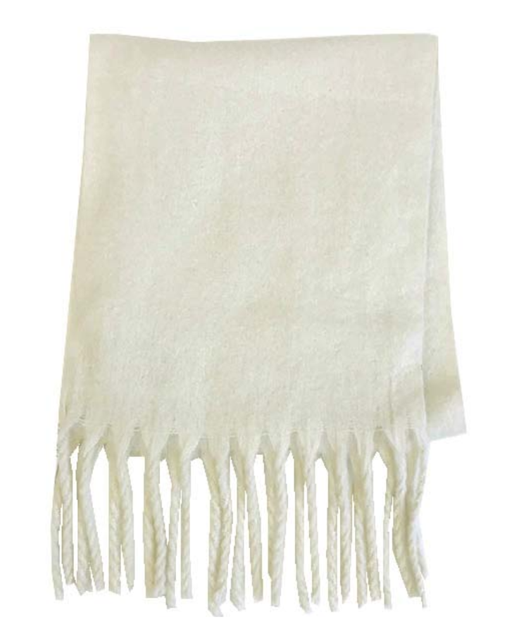 ［SET］ポーチ付Fairyファーバッグ+ボリュームフリンジ Shaggyマフラー（2SET）