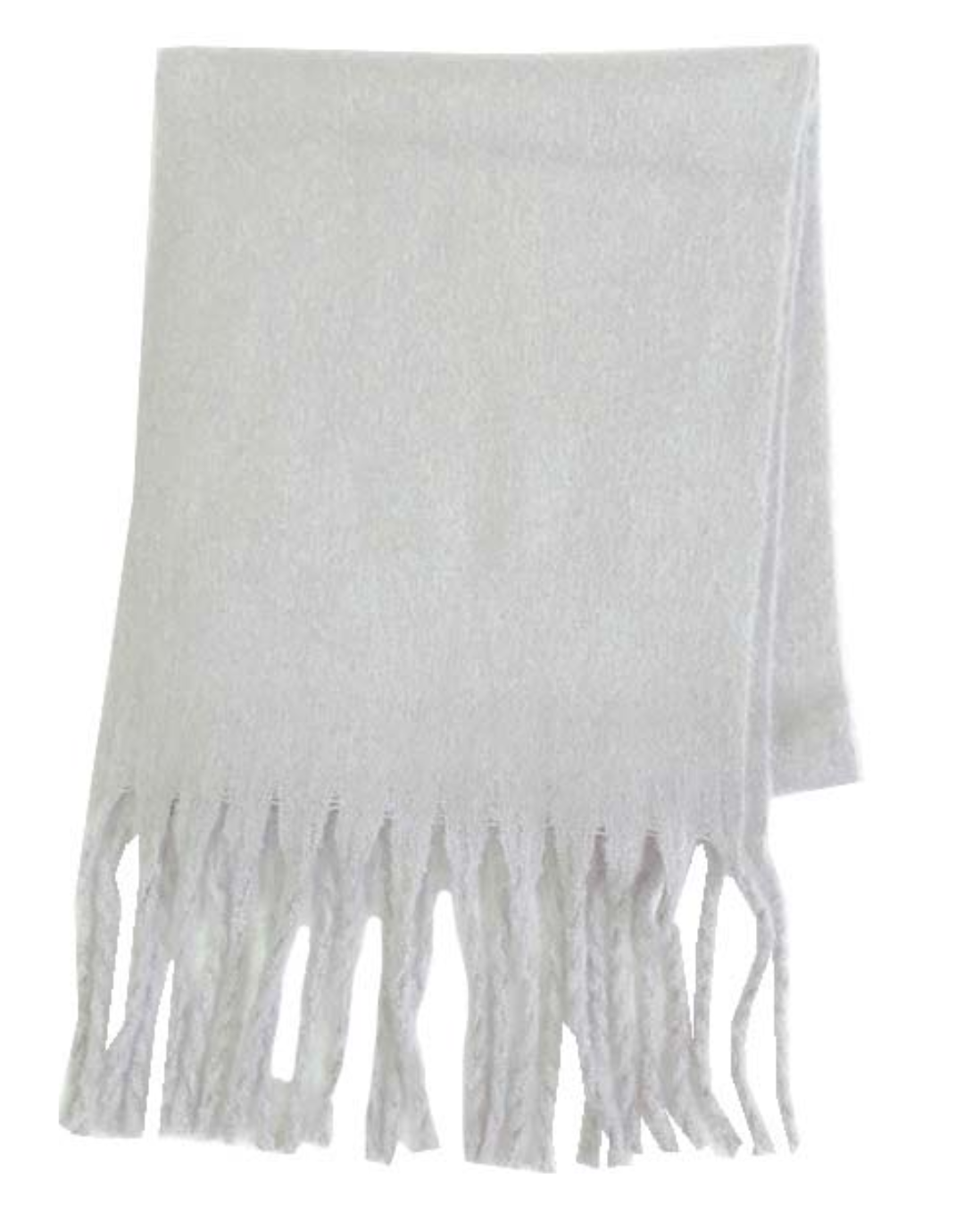 ［SET］ポーチ付Fairyファーバッグ+ボリュームフリンジ Shaggyマフラー（2SET）