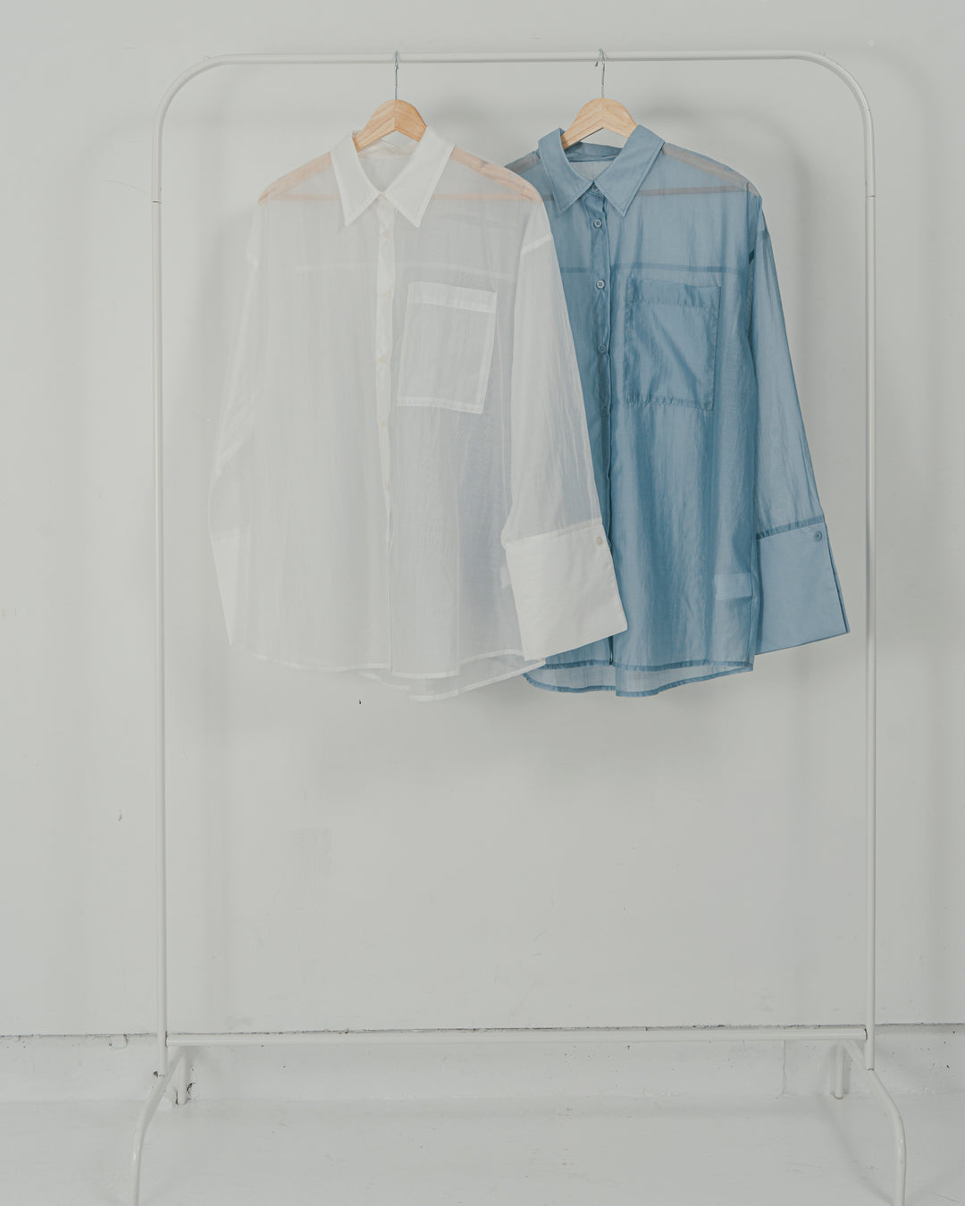 Clear Sheer オーバーシャツ