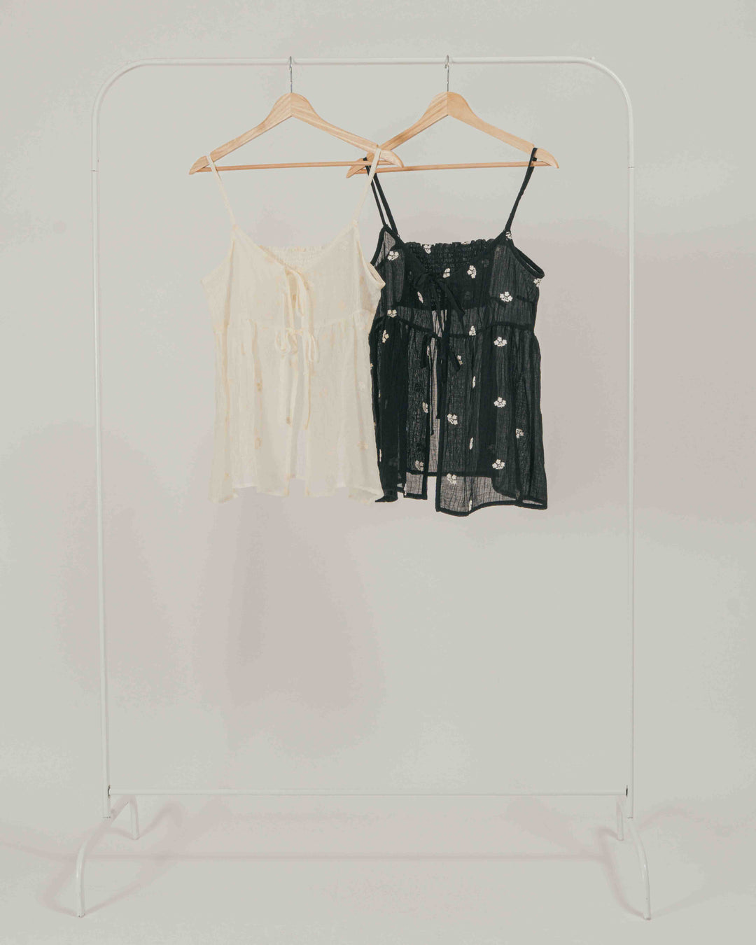 フロントリボン刺繍 Veilキャミ