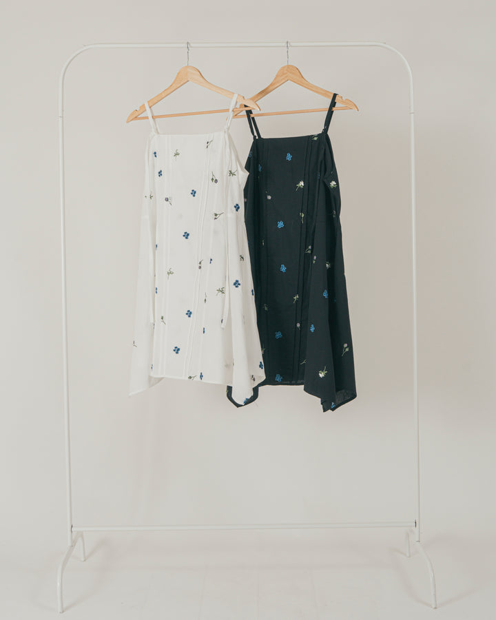 Flower刺繍チュニックキャミ