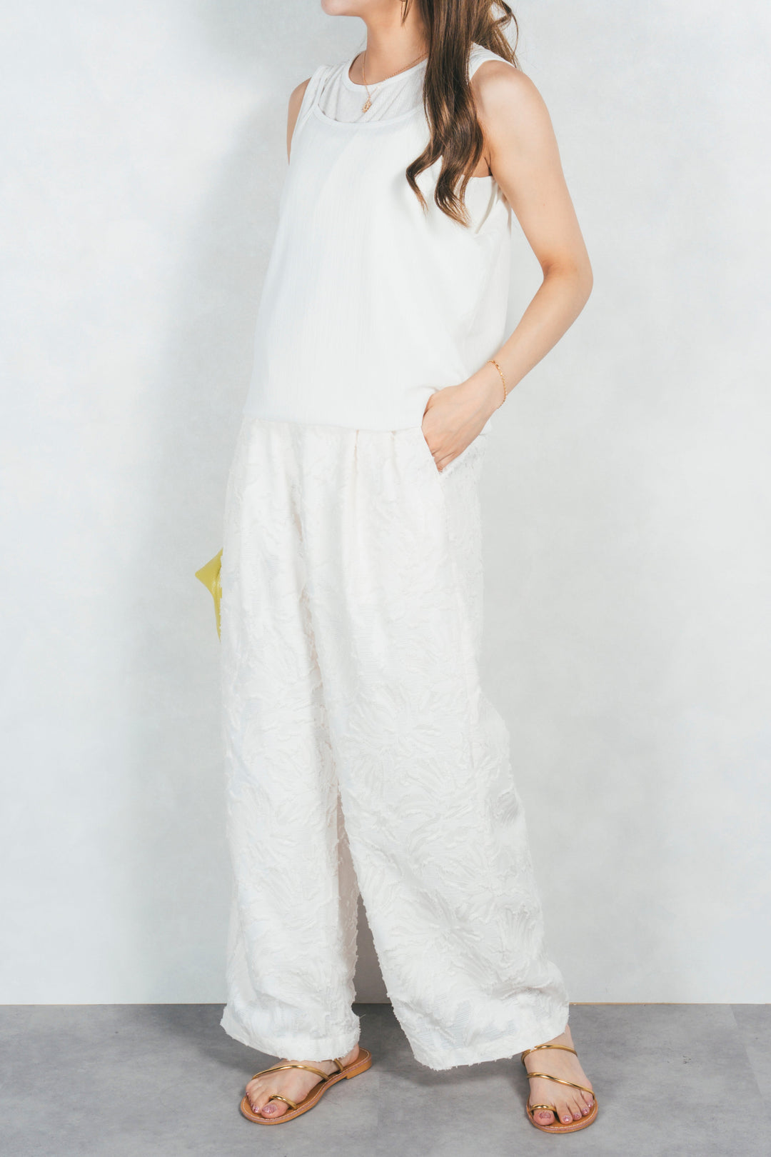 2-Way バルーンヘムキャミタンク（WHITE）
