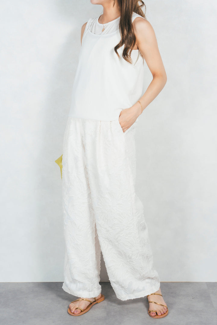 2-Way バルーンヘムキャミタンク（WHITE）