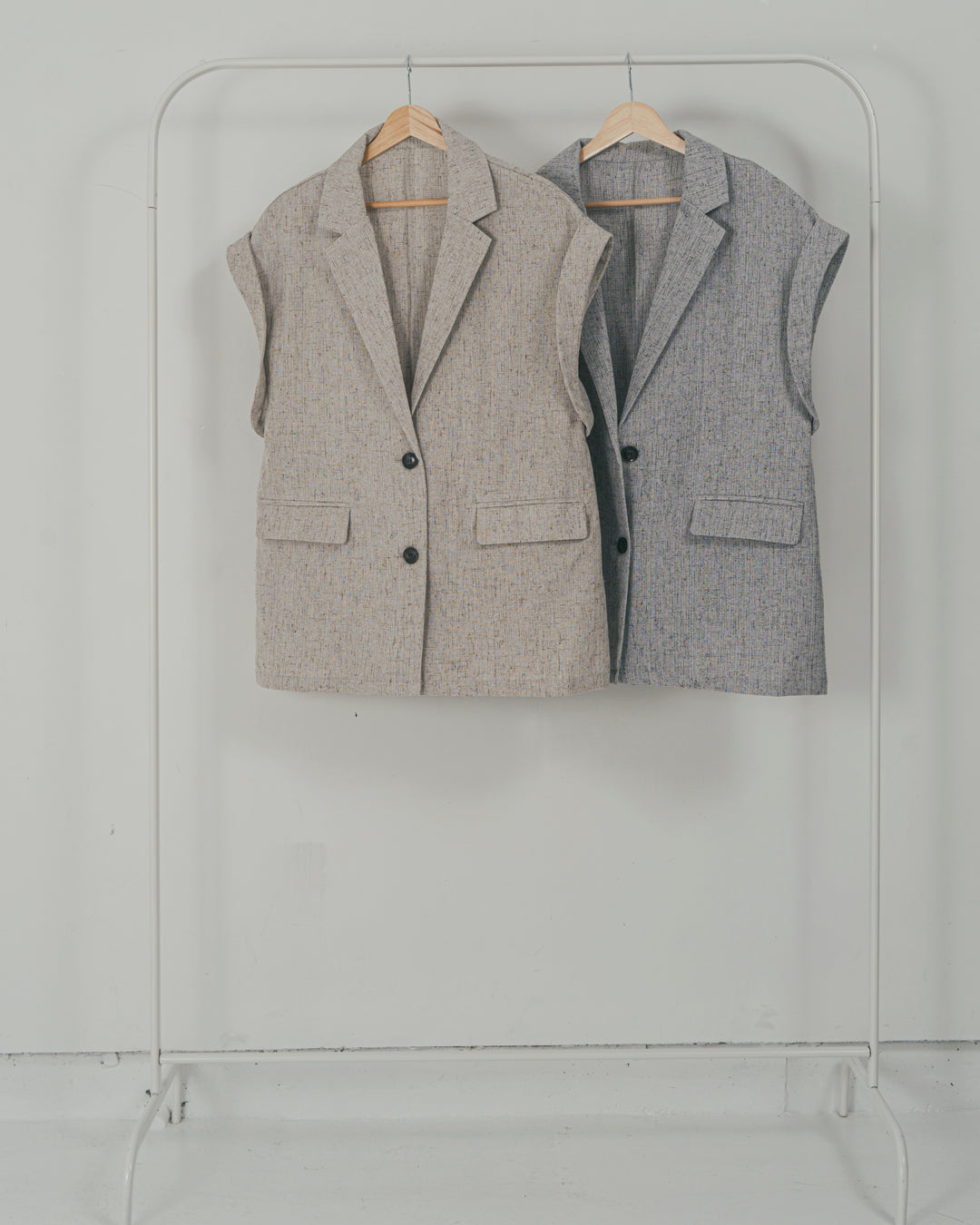 Tweedテイラードジレ