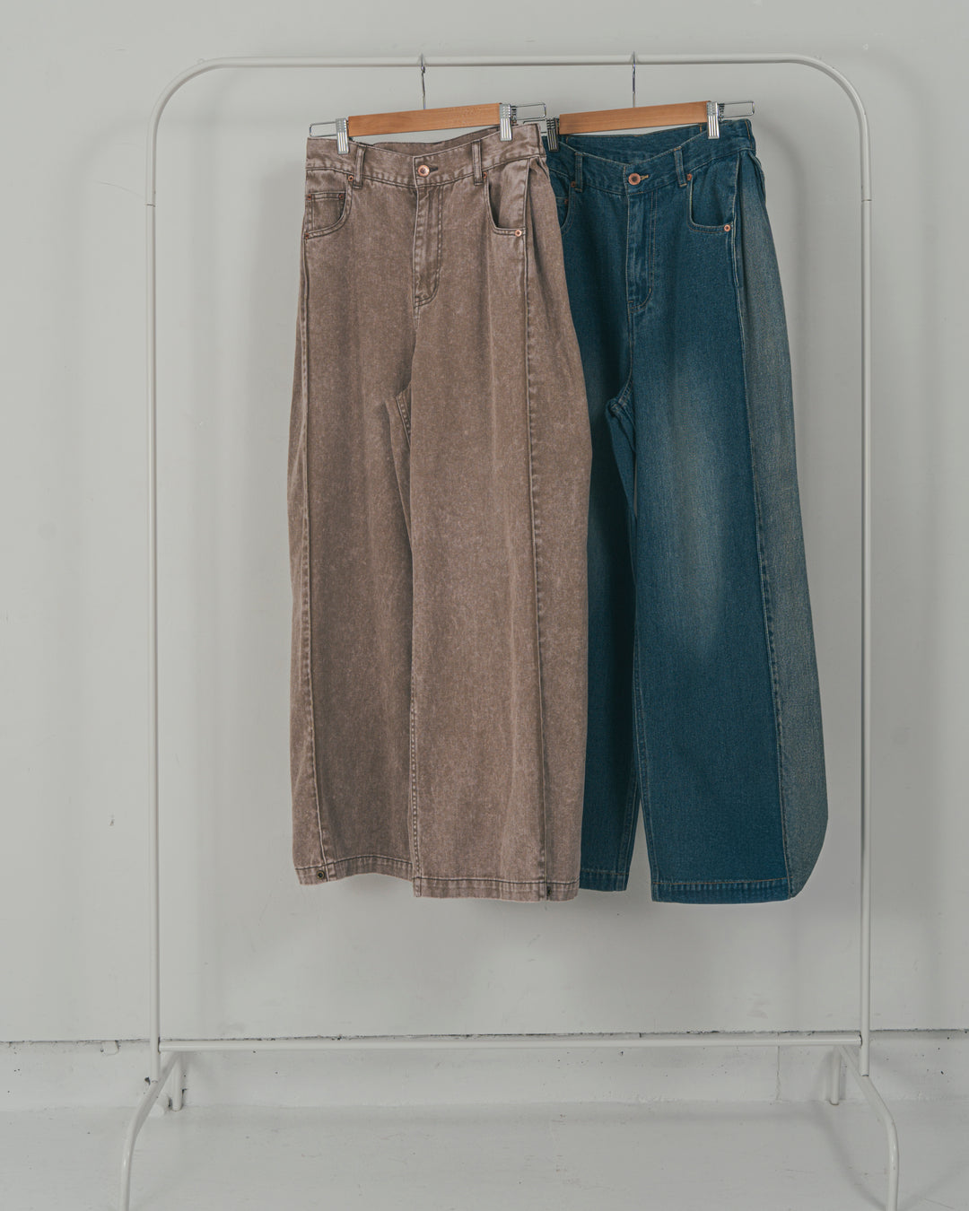10oz サイドタック リラックスデニムパンツ