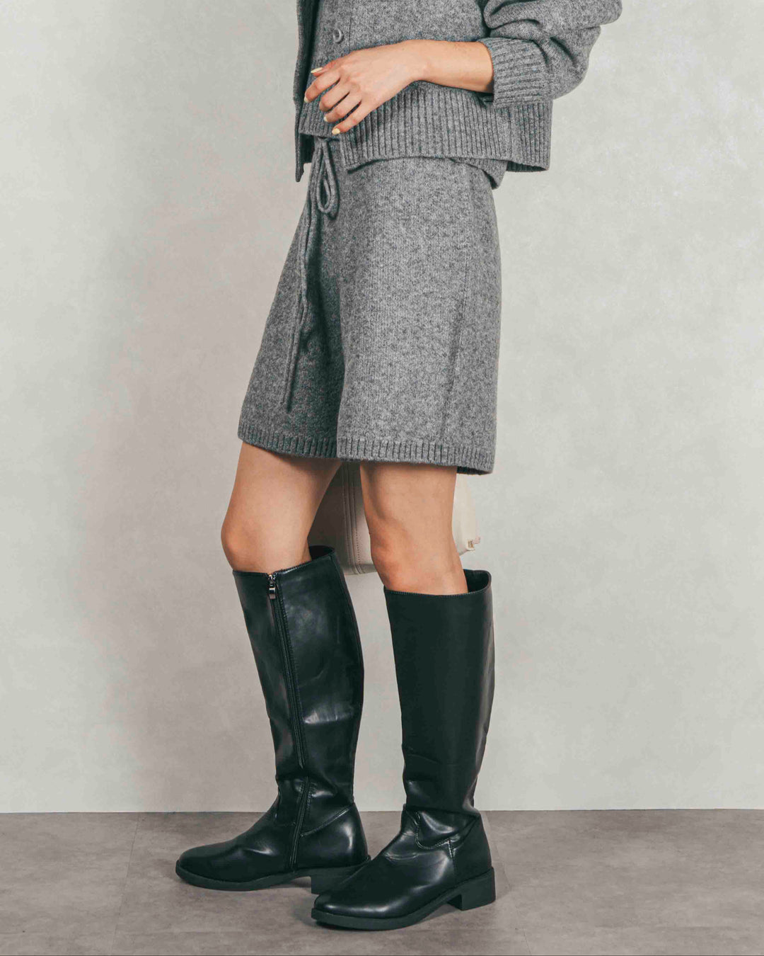 Cloudyメランジハーフパンツ (GRAY)