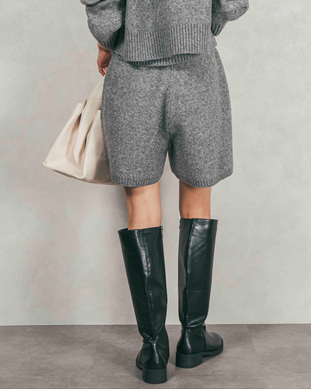 Cloudyメランジハーフパンツ (GRAY)