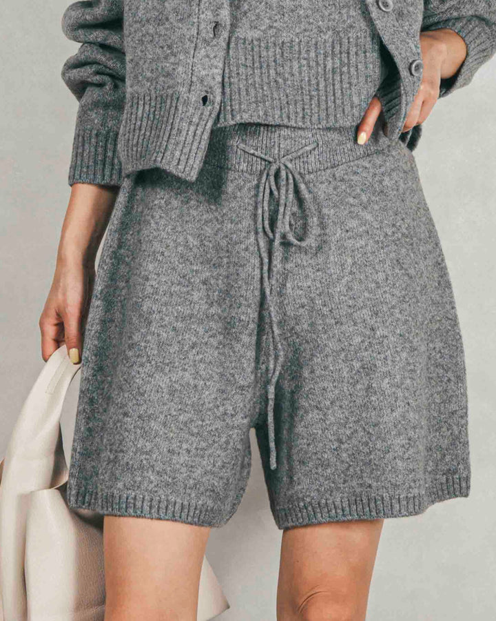 Cloudyメランジハーフパンツ (GRAY)