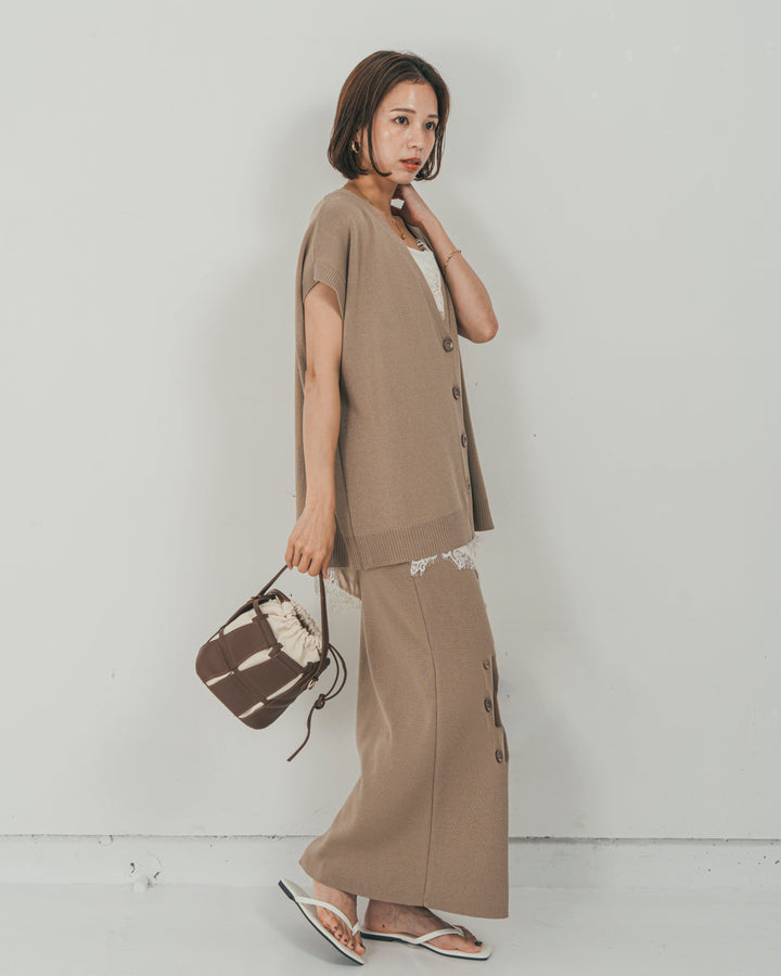 Relax Knit ストレートスカート