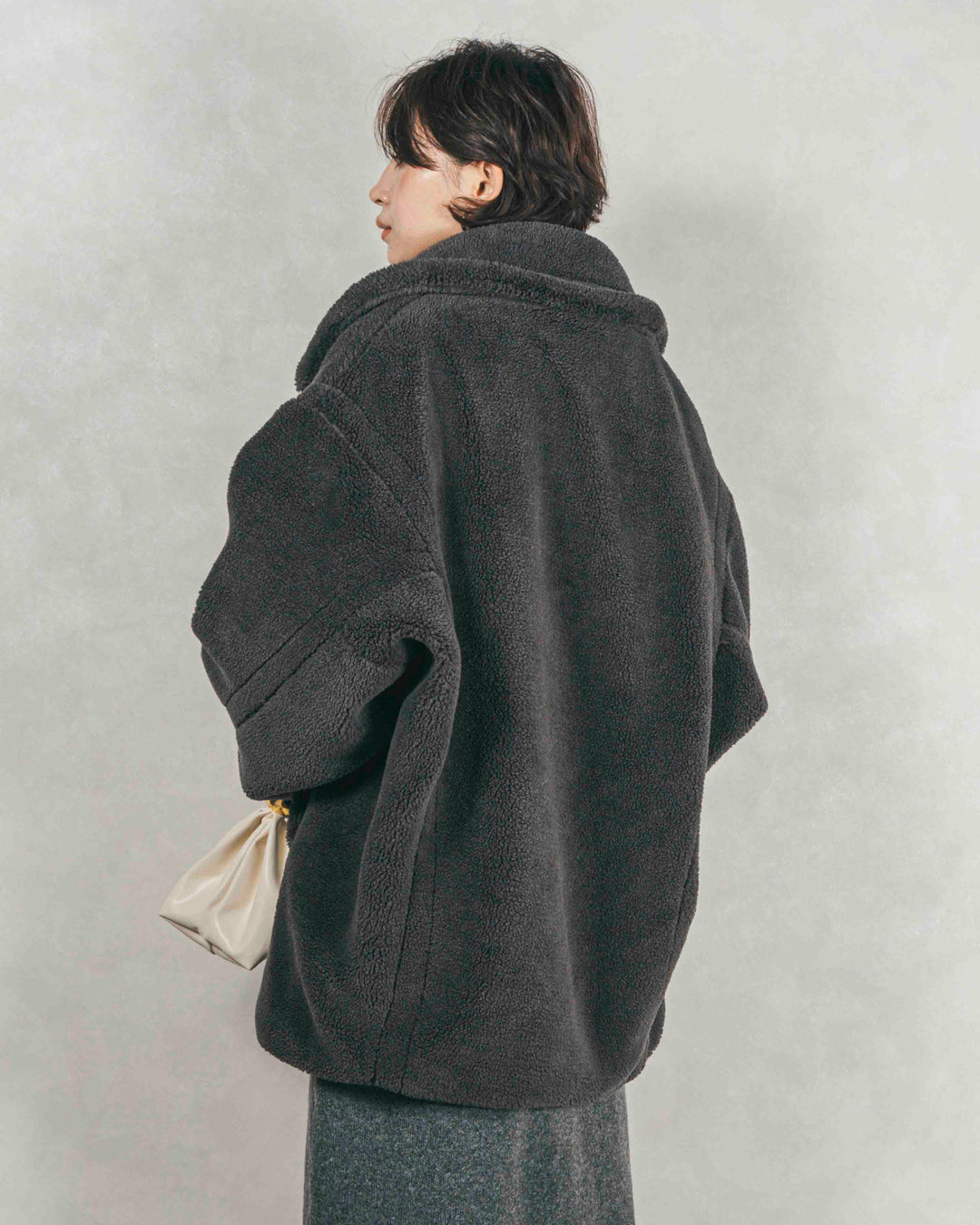 テディボア Middleコート (CHARCOAL GRAY)