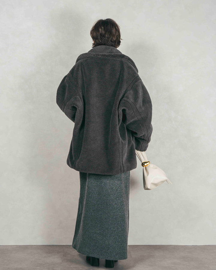 テディボア Middleコート (CHARCOAL GRAY)