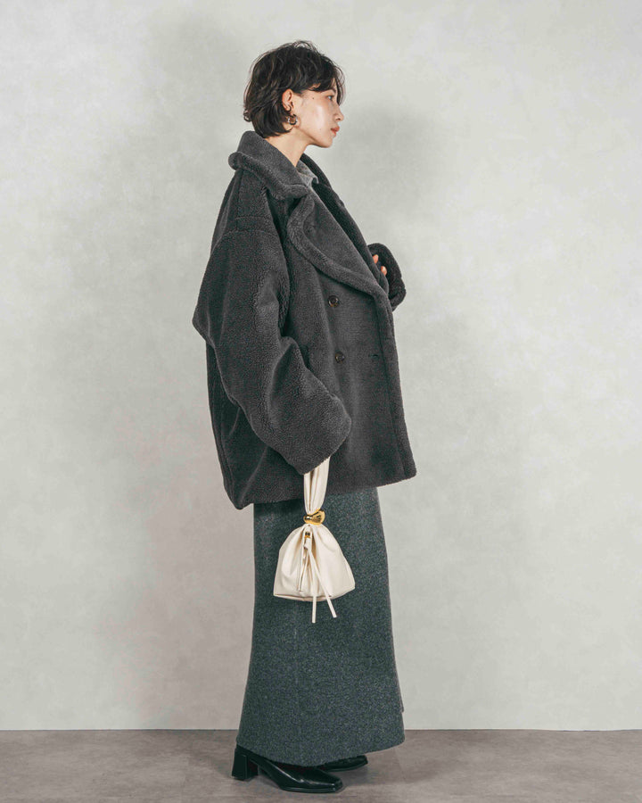 テディボア Middleコート (CHARCOAL GRAY)