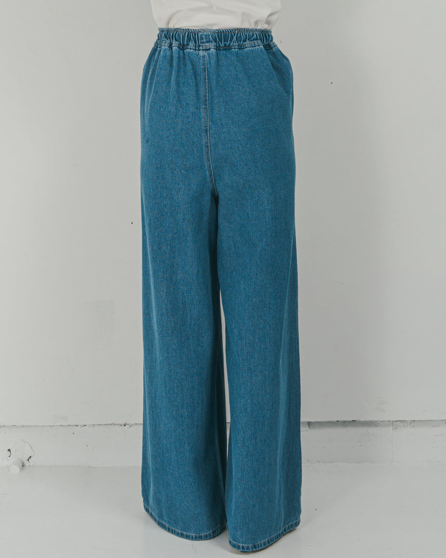 Airy Denim ワイドパンツ