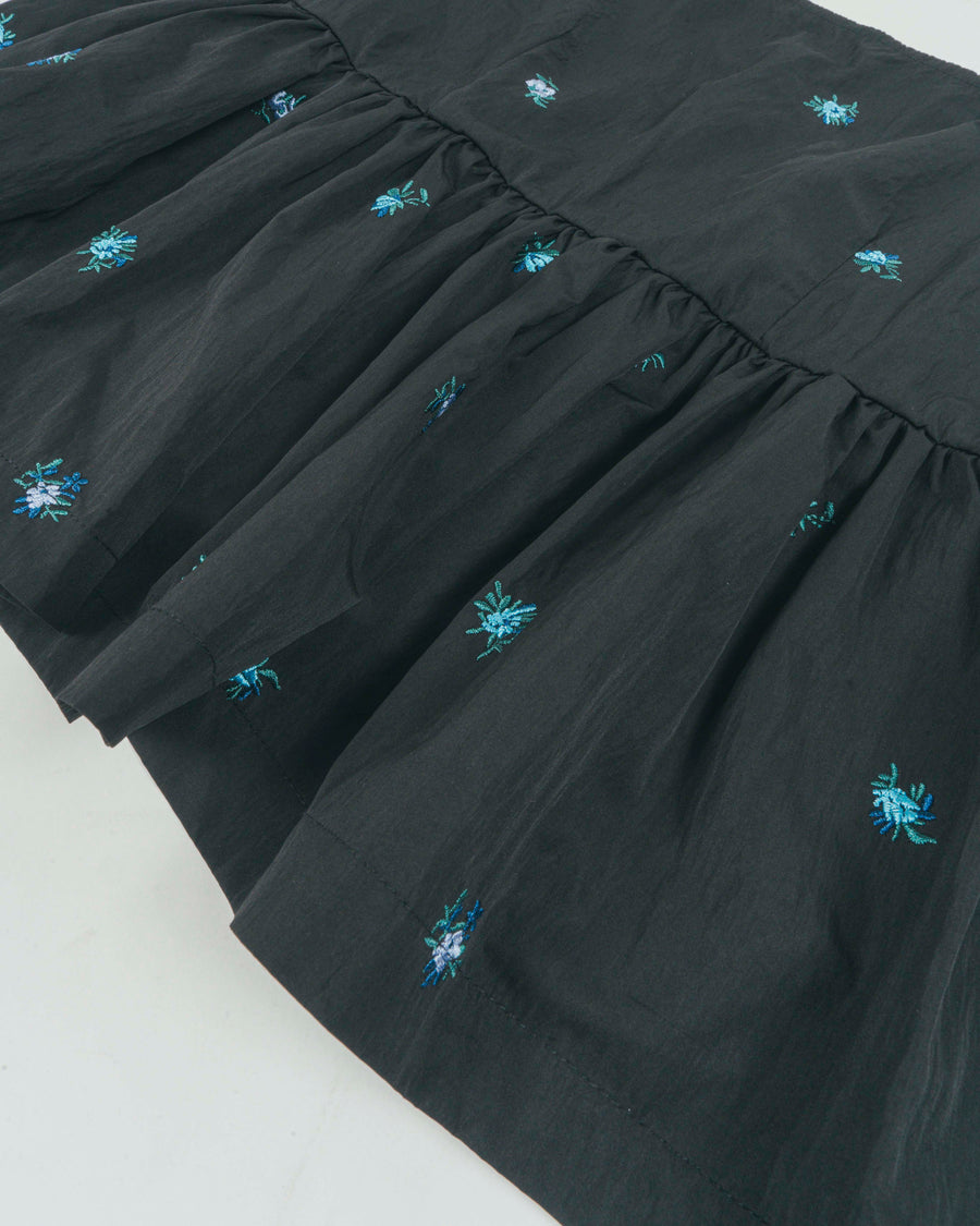 ［SET］Flower刺繍　ボリュームキャミ + Flower刺繍タックパンツ + 10oz ニュアンスバイカラーリラックスワイドデニム（3SET）