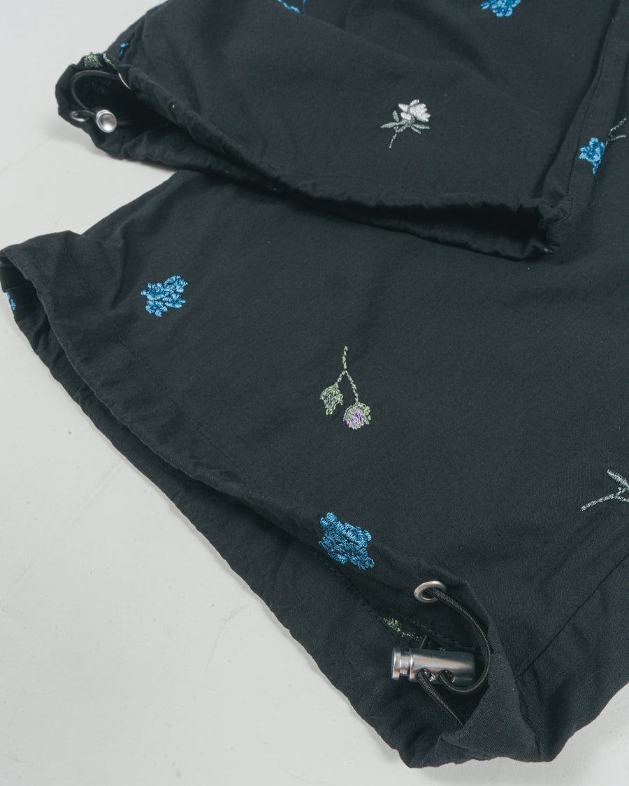 ［SET］Flower刺繍チュニックキャミ + Flower刺繍リラックスパンツ + カップ付きカットリブキャミ（3SET）