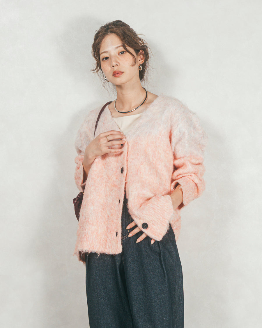 Airyフェザー ニットカーディガン