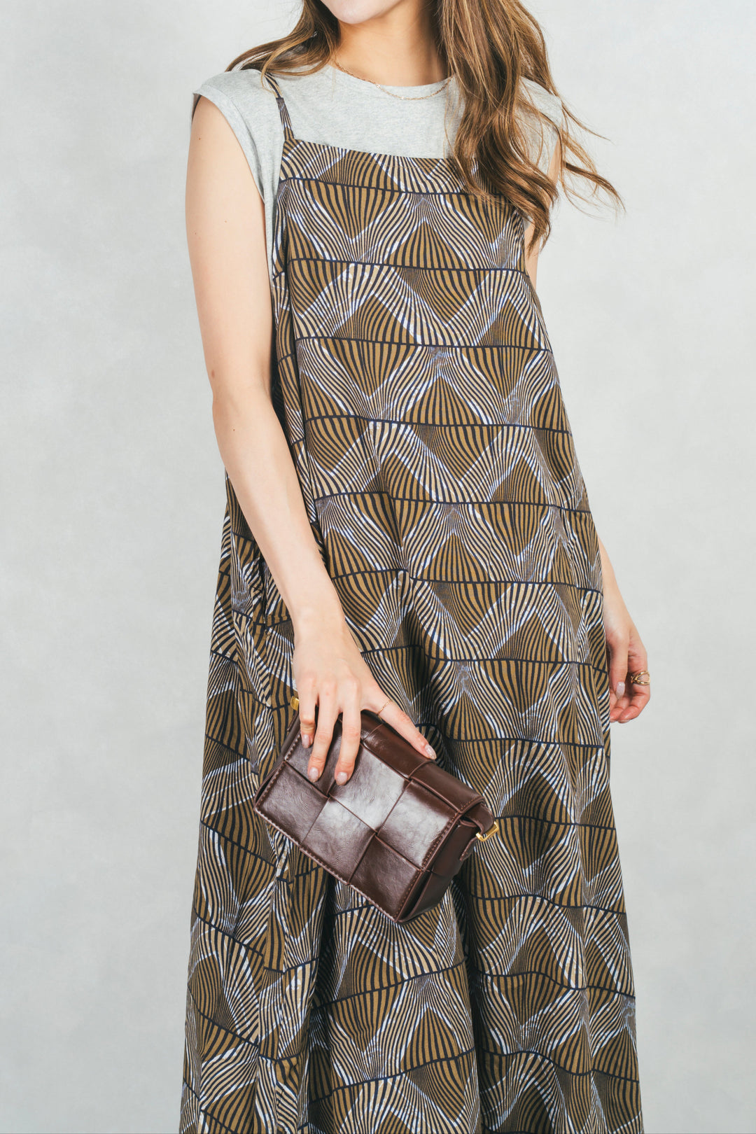 アイランドキャミワンピ (BROWN)