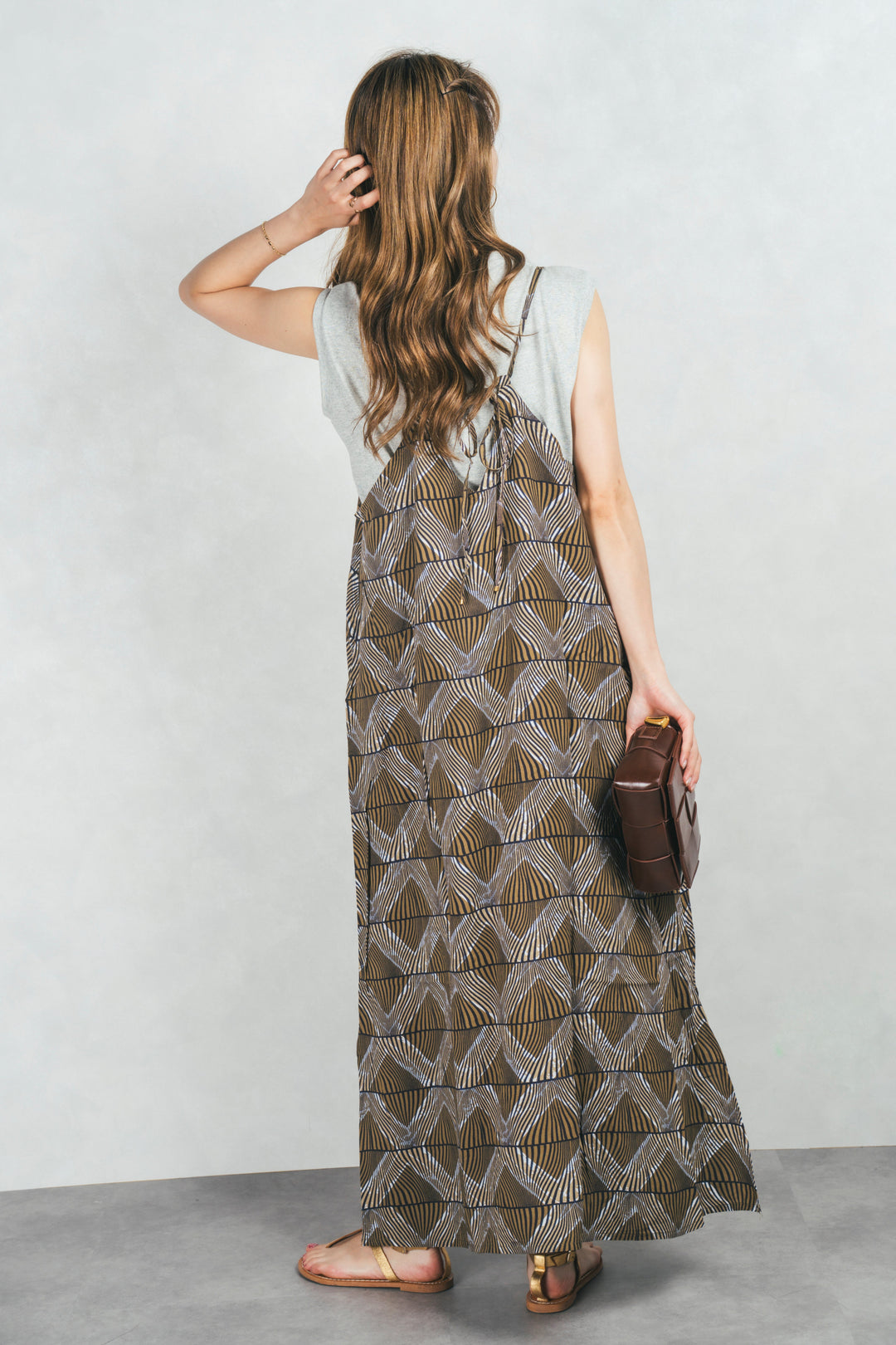 アイランドキャミワンピ (BROWN)