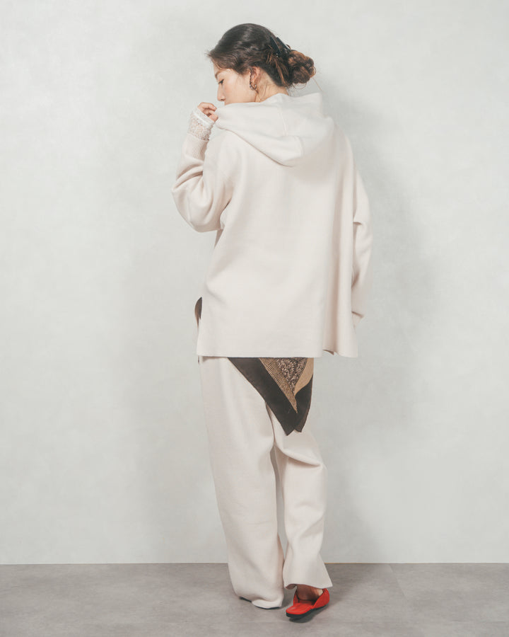 ［SET］Souffleニットフーディー+Souffleニットテパードパンツ（2SET）