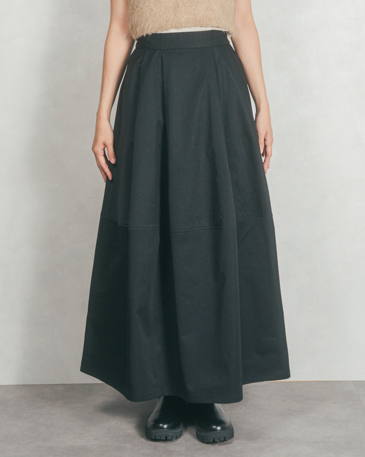 ［SET］Effortless チェックジャケット+コクーンシルエットロングスカート（2SET）